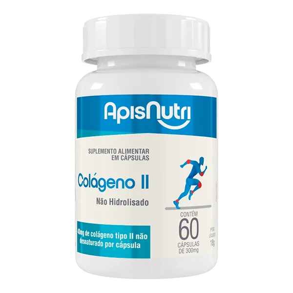 Colágeno Tipo II 300mg (60 caps), Apisnutri