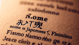 nome em japon&ecirc;s feminino