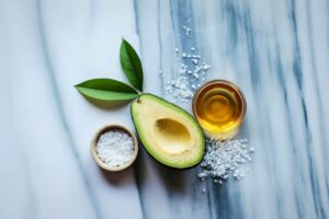 &oacute;leo de abacate para o cabelo